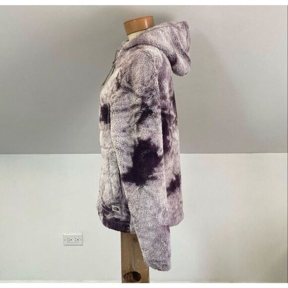 north face /northface hooded pullover full zip up tunic hoodie ridge fleece Ja - Picture 4 of 6